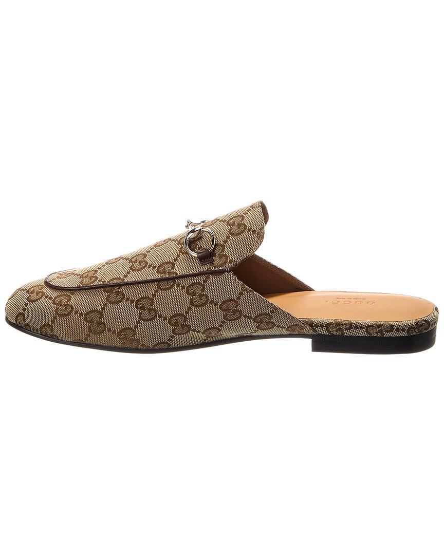 Gucci Princetown Gg Canvas Mule