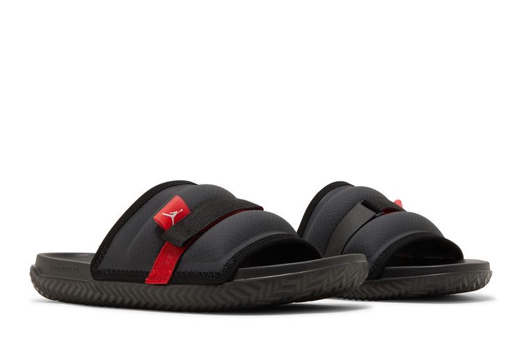 Jordan Super Play Slide Black University Red