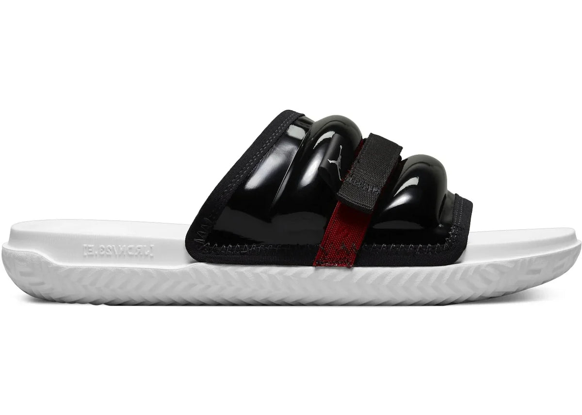Jordan Super Play Black White Off Noir University Red