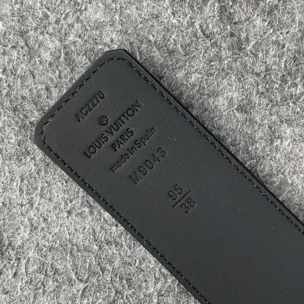 LV Initiales 40mm Belt ‘Matte Black’