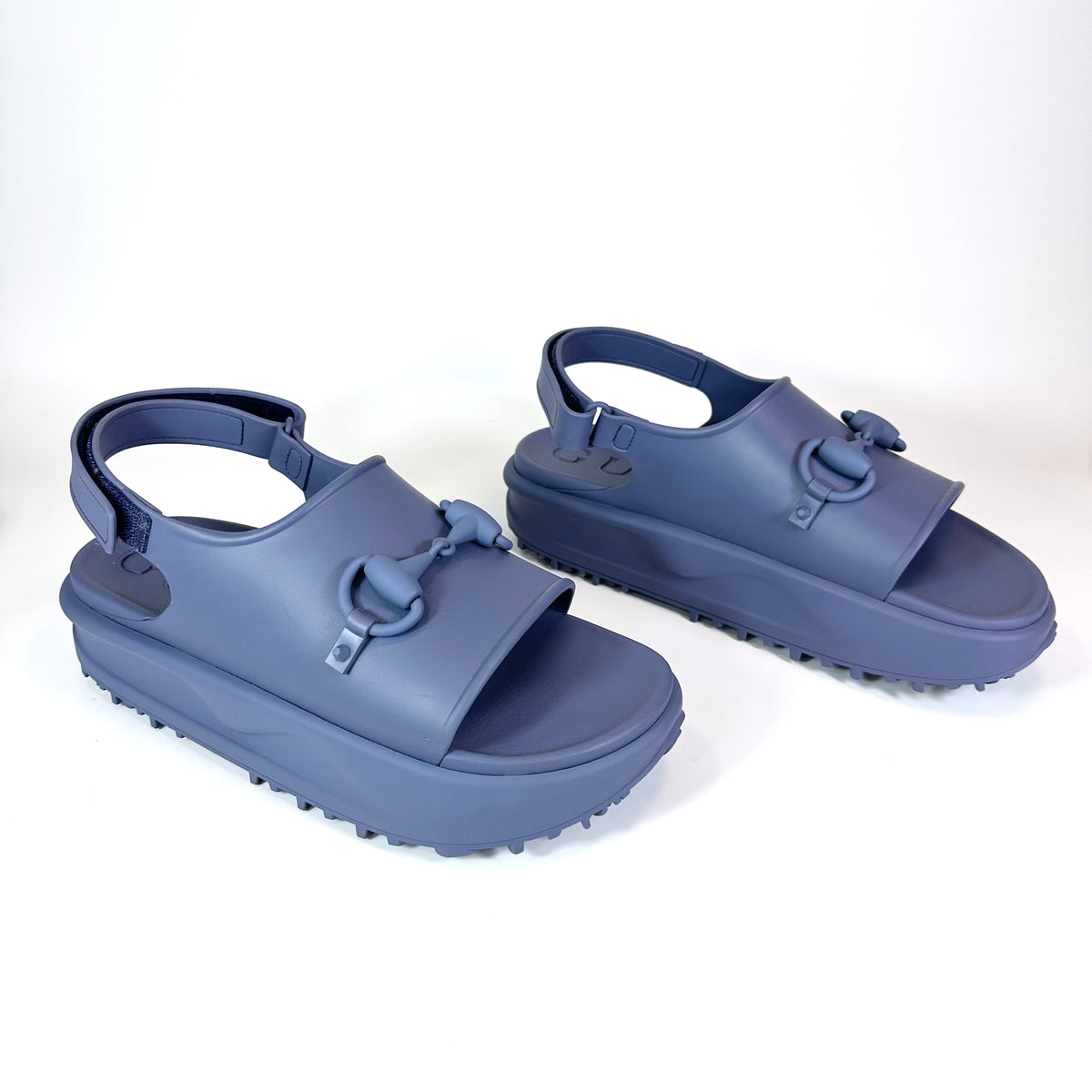 Gucci Horsebit Platform Rubber Sandal - Men’s 12.5