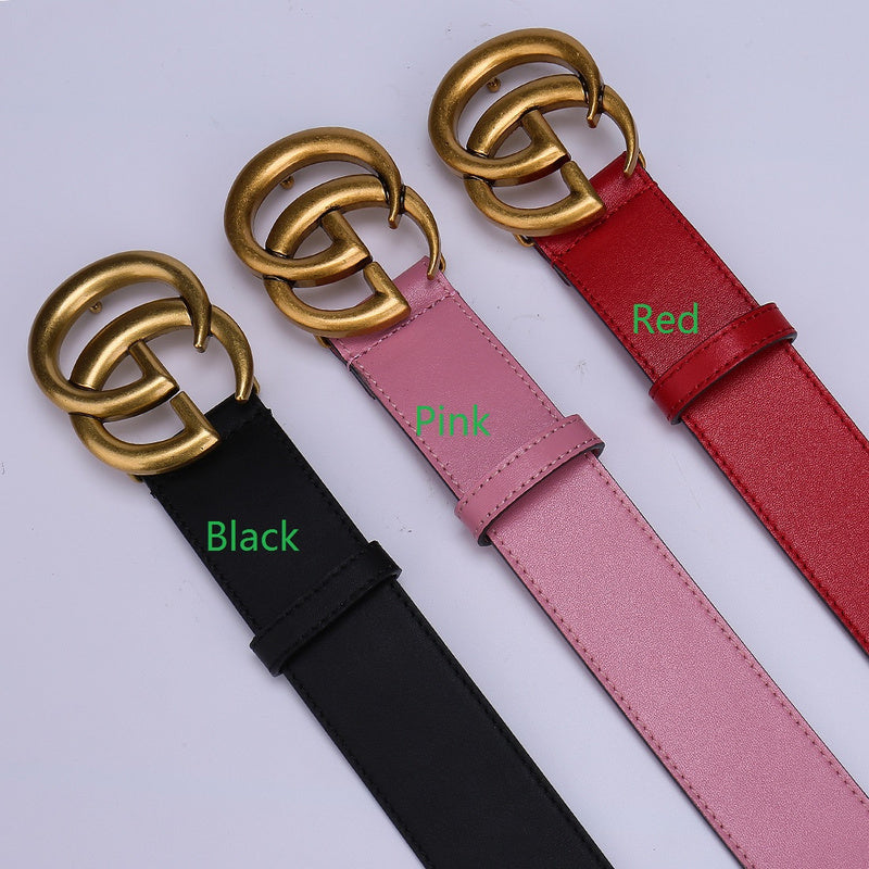 GCBL14 wide 2.0cm 3.0cm 3.5cm 4.0cm total length 95-125cm Leather Belt High Quality With packing