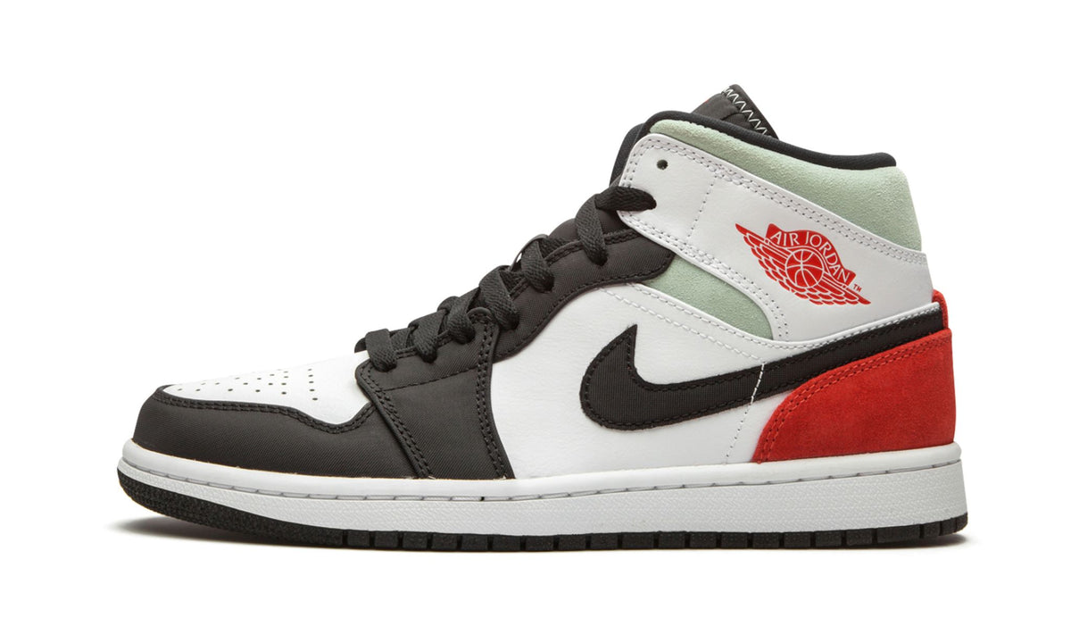Jordan 1 Mid SE “Red Grey Black Toe”